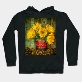 Sunflowers In A Painted Pot Hoodie